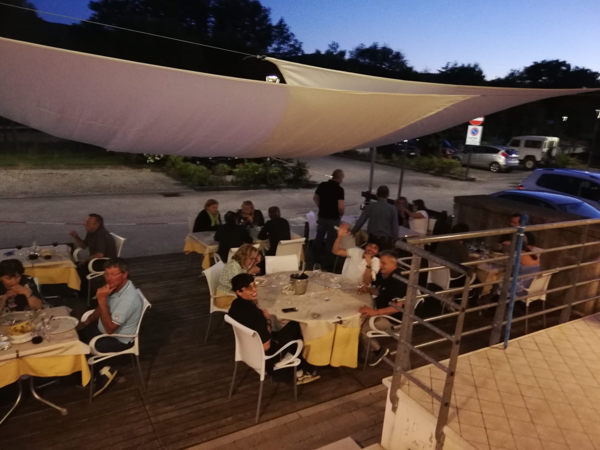 Cena in terrazza